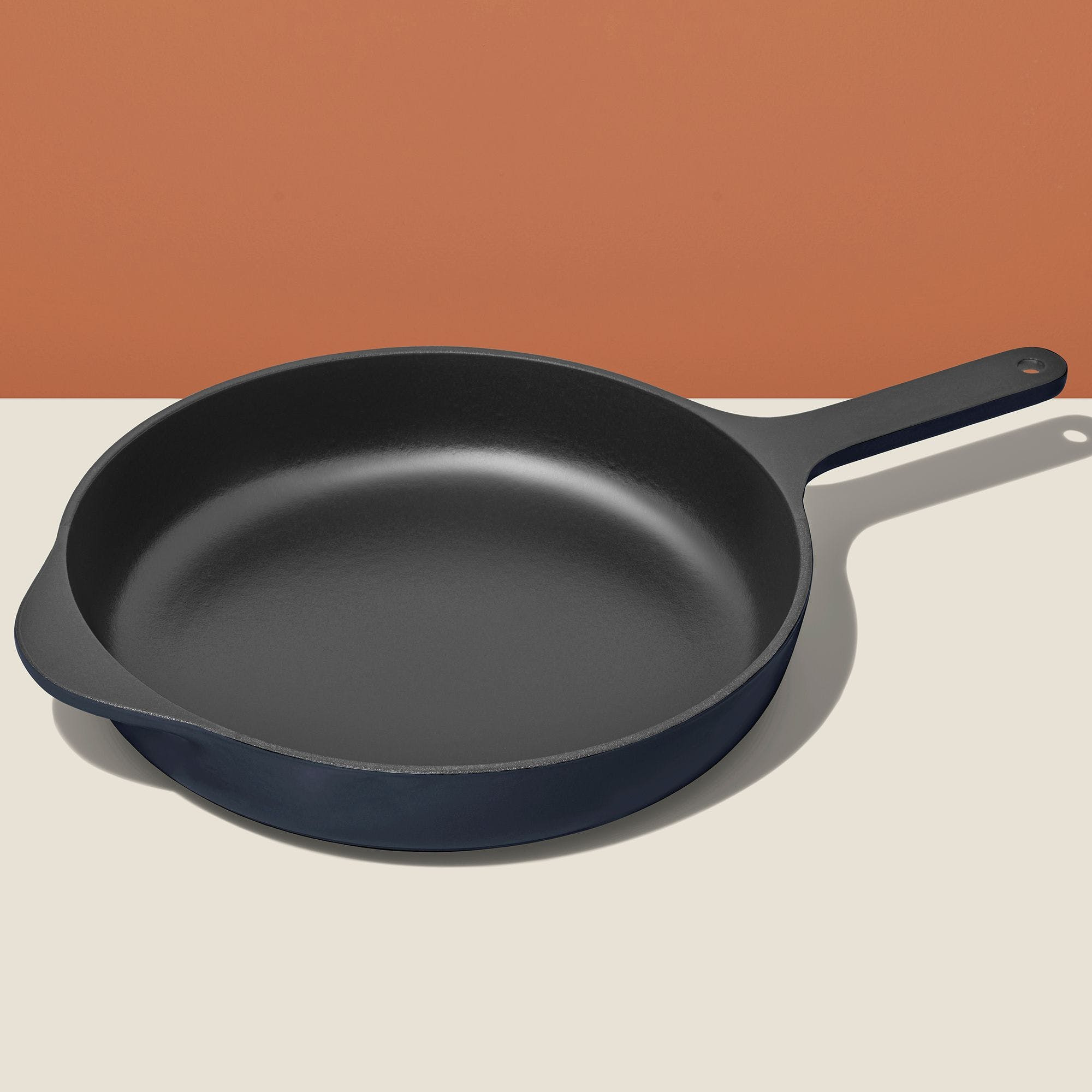 10.5"" Enameled Cast Iron Skillet In Navy | Non-Toxic, Oven-Safe, Long Lasting Cast Iron Pans | For Versatile Cooking With No Seasoning Required | Caraway | Caraway