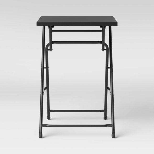 20" Square Metal Patio Folding Table - Black - Room Essentials™ | Target