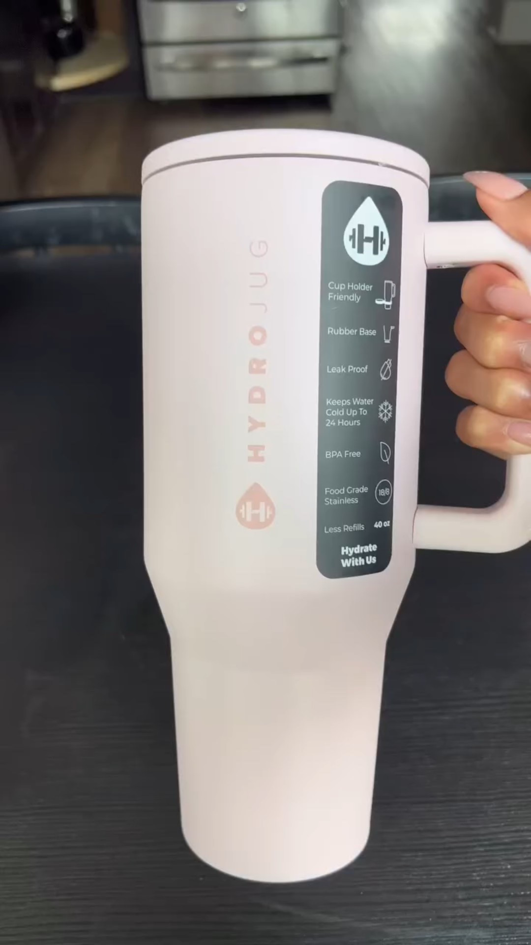 If you love a good tumbler cup, add this one to the collection!  #amazonkitchenfinds #hydrojug #hydrojuglife #tumblercup #amazontumblercup

#LTKHome #LTKTravel #LTKSaleAlert