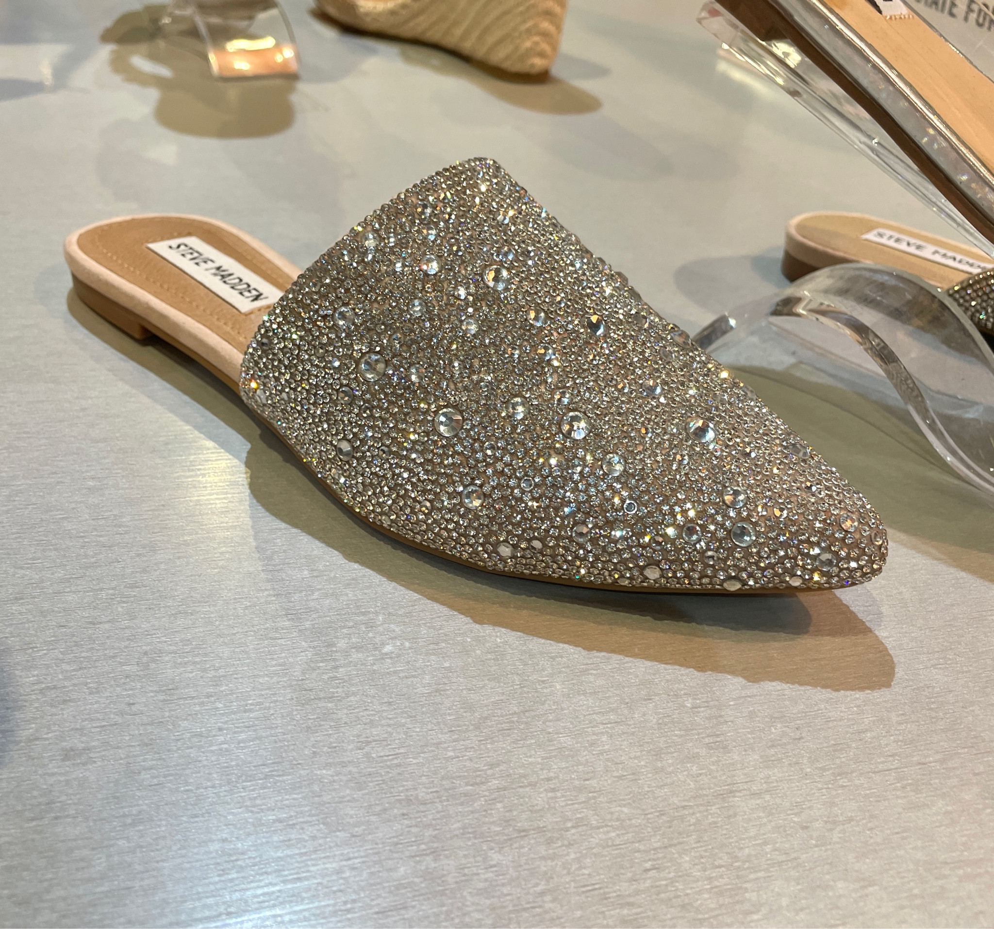 #mule #stevemadden #rhinestonemules #jeweledmules #bedazzledmules #prom #bridal #wedding #formal #blacktie #bling #sparklyshoes #shinyshoes #holidayoutfit #holidayshoes 

#LTKHoliday #LTKstyletip #LTKshoecrush