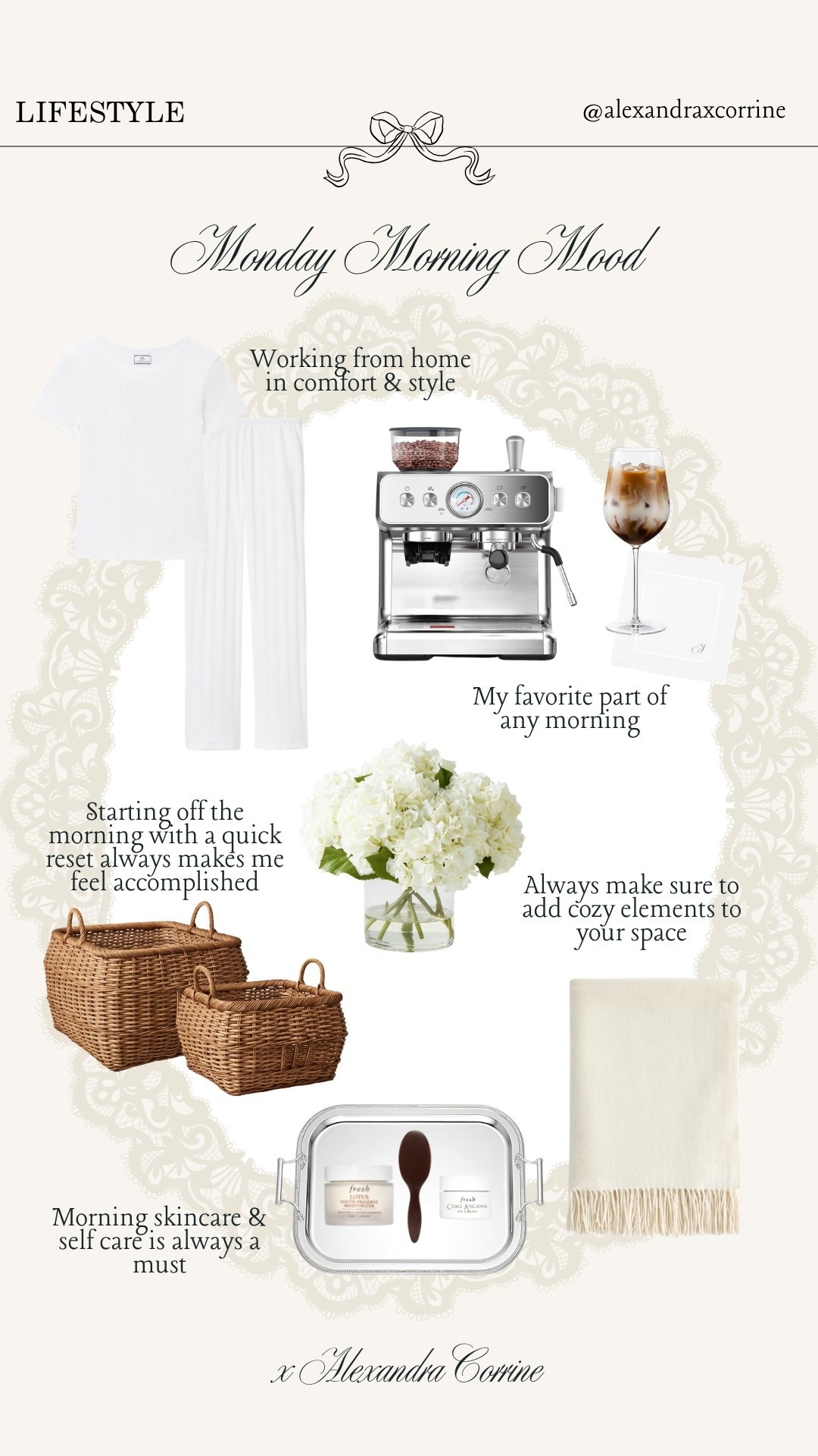 Monday morning mood ☕️ Cozy essentials to start the morning (& the rest of the week) off right 🧺🤍

Morning routine, wfh, work from home, cozy morning essentials, Nancy Meyers aesthetic, cozy summer morning, home finds, home decor, home essentials

#LTKmorningroutine #LTKSeasonal