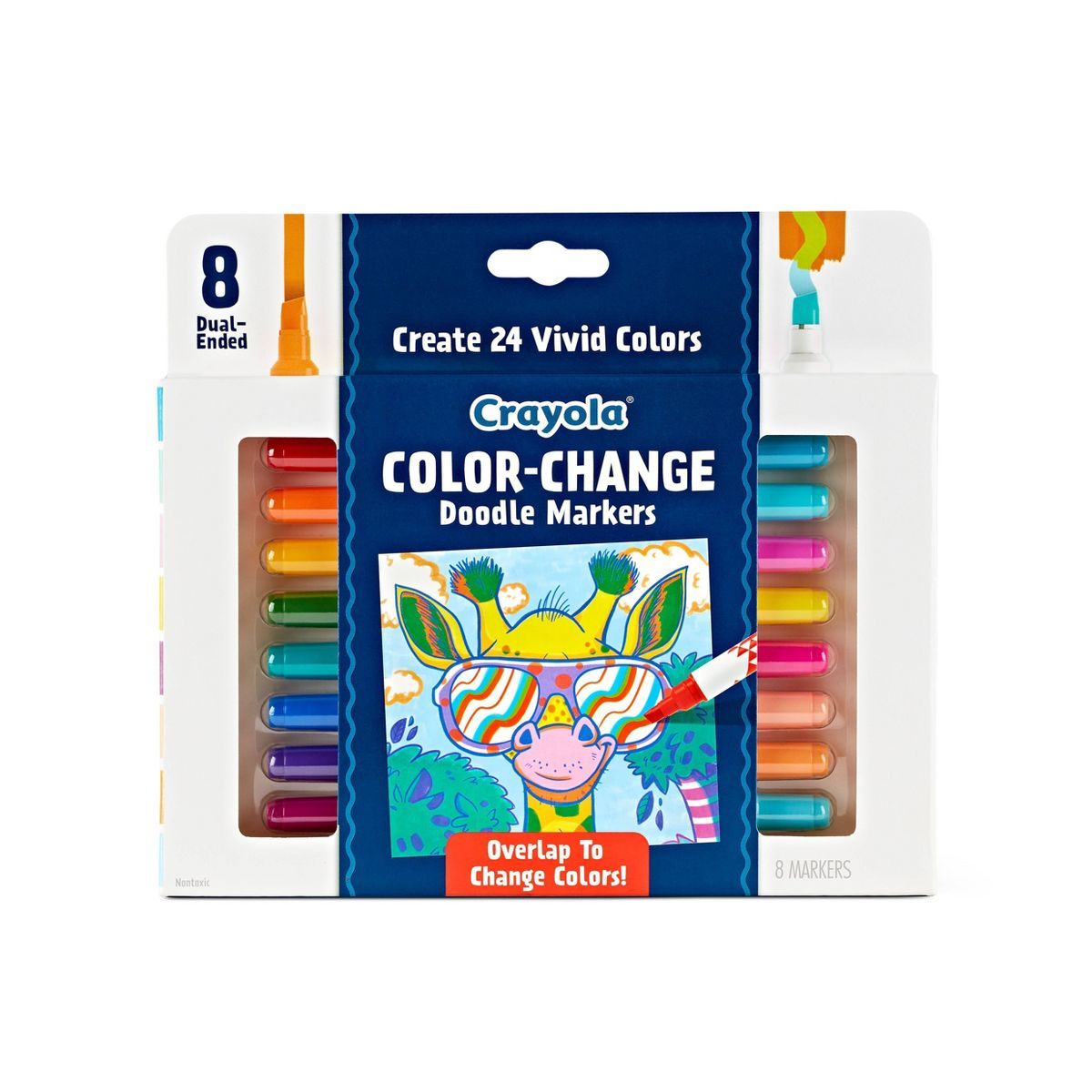 Crayola 8pk Doodle & Draw Color Change Doodle Markers | Target