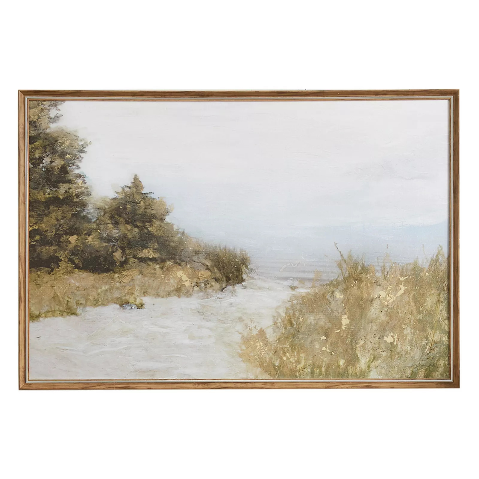 Madison Park Lake Walk Landscape Framed Canvas Wall Art | Kohl's