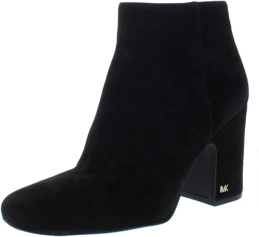 Michael Michael Kors Womens Elaine Suede Square Toe Ankle Fashion Boots | Amazon (US)