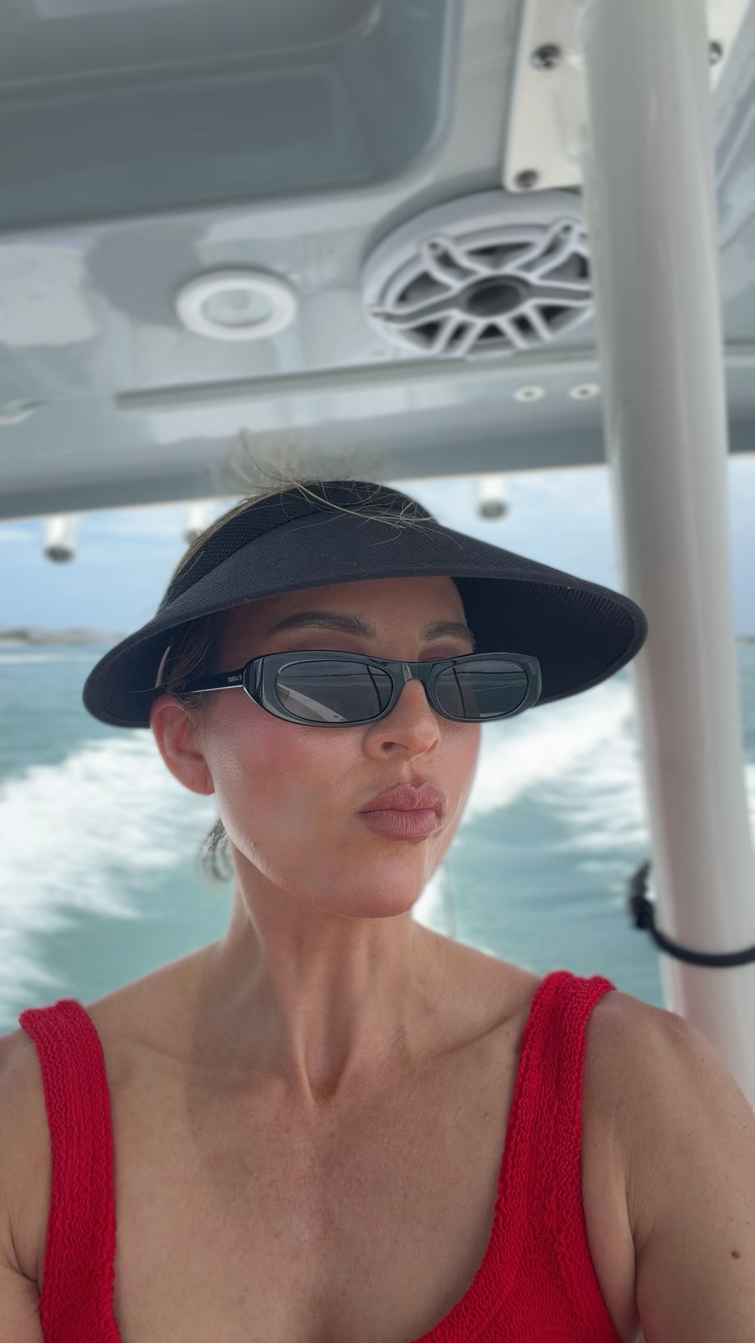 Love my visor 😂

#LTKSwim #LTKSeasonal #LTKOver40