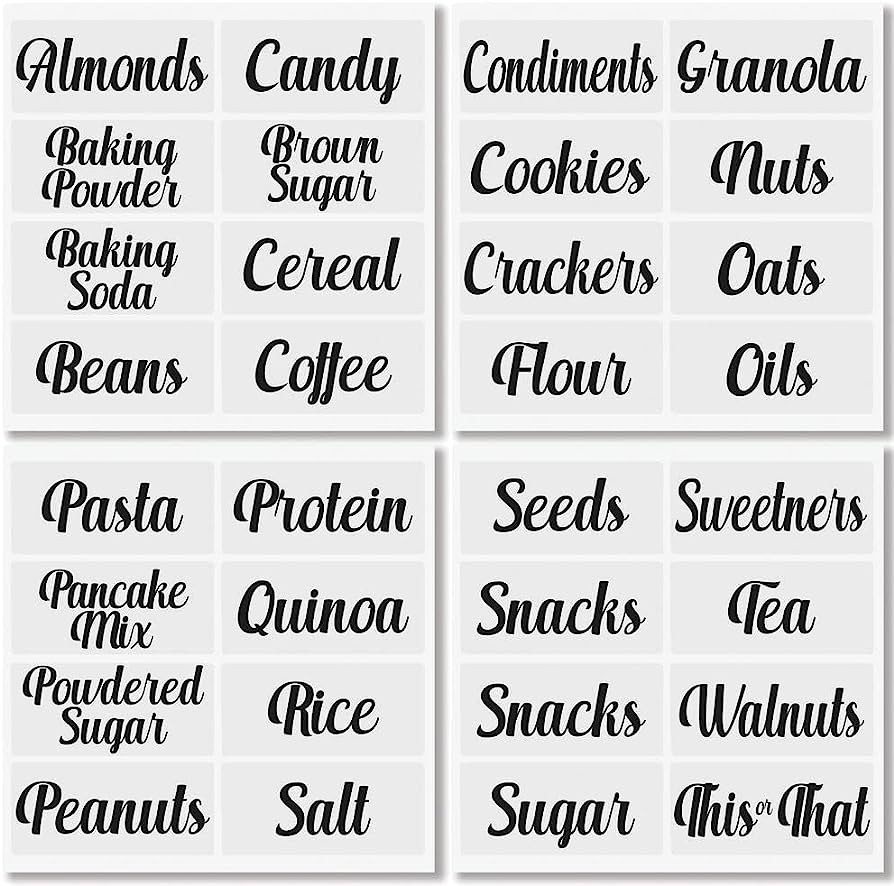 mDesign Home Organization Labels - Preprinted Amazon Kitchen Finds Amazon Essentials Amazon Finds | Amazon (US)