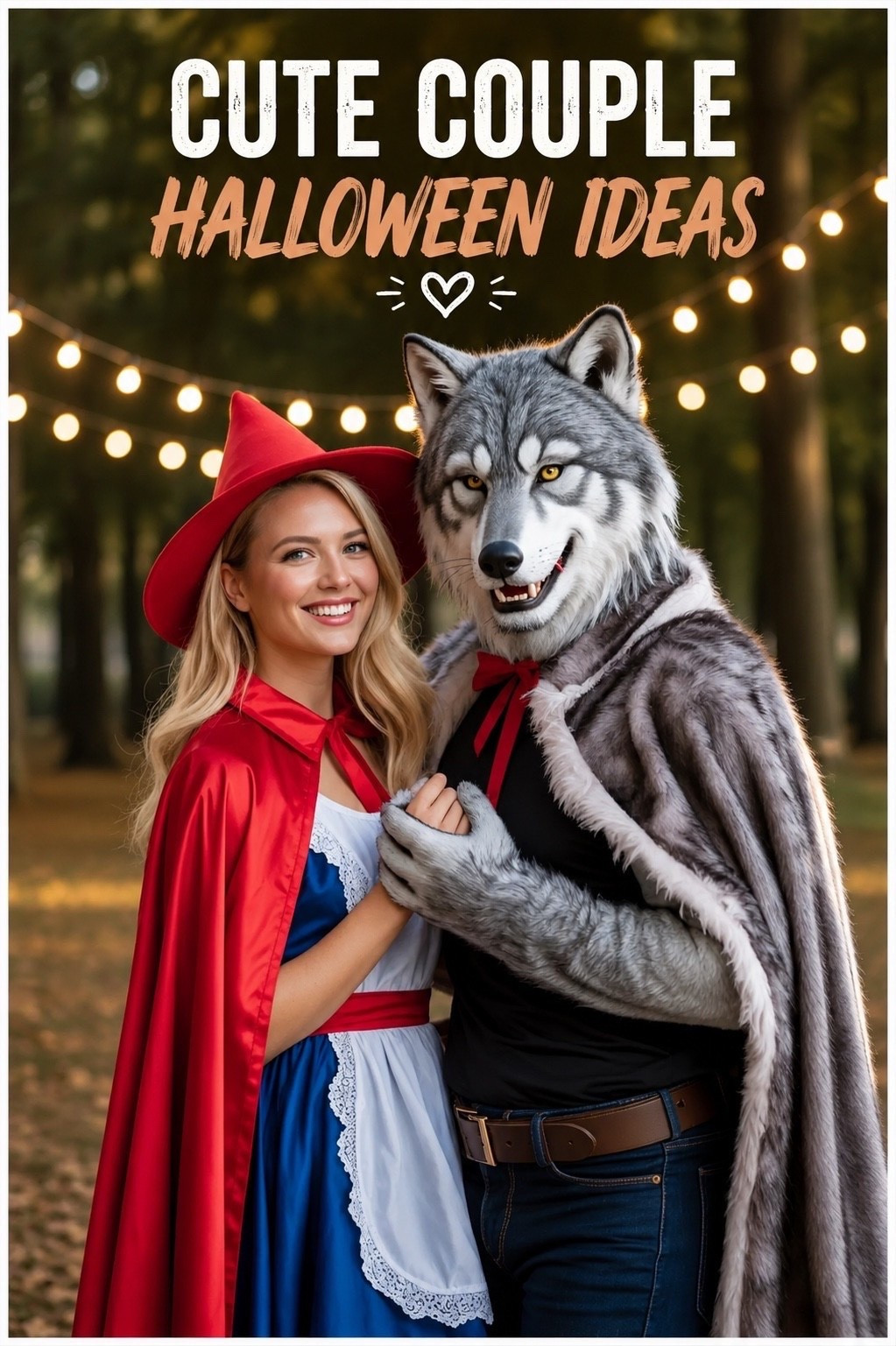 Couples Halloween Costume Idea: Red Riding Hood & The Big Bad Wolf 🐺❤️🎃


This fun and playful couples costume is perfect for Halloween parties! Red Riding Hood and the Big Bad Wolf is a classic duo that brings both humor and style. Whether you’re looking for something cute, spooky, or just a little bit silly, this pairing makes for a memorable look. Easy to wear, great for photos, and guaranteed to get laughs. Add this to your Halloween inspo board if you and your partner love themed outfits!

#CouplesCostume #HalloweenCostumes #RedRidingHood #BigBadWolf #CouplesHalloween #FunnyCouplesCostumes #HalloweenInspo #CostumeIdeas #HalloweenLooks #SparkDazzle