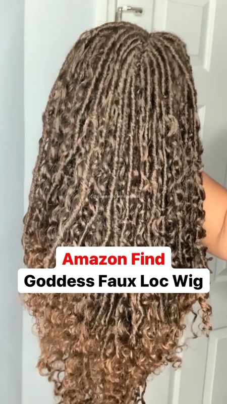 Amazon beauty finds goddess loc lace front wig

#LTKbeauty