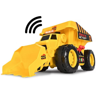 Maxx Action 2-N-1 Dig Rig - Excavator and Dump Truck, Construction Truck Toy with Joystick Controller | Target