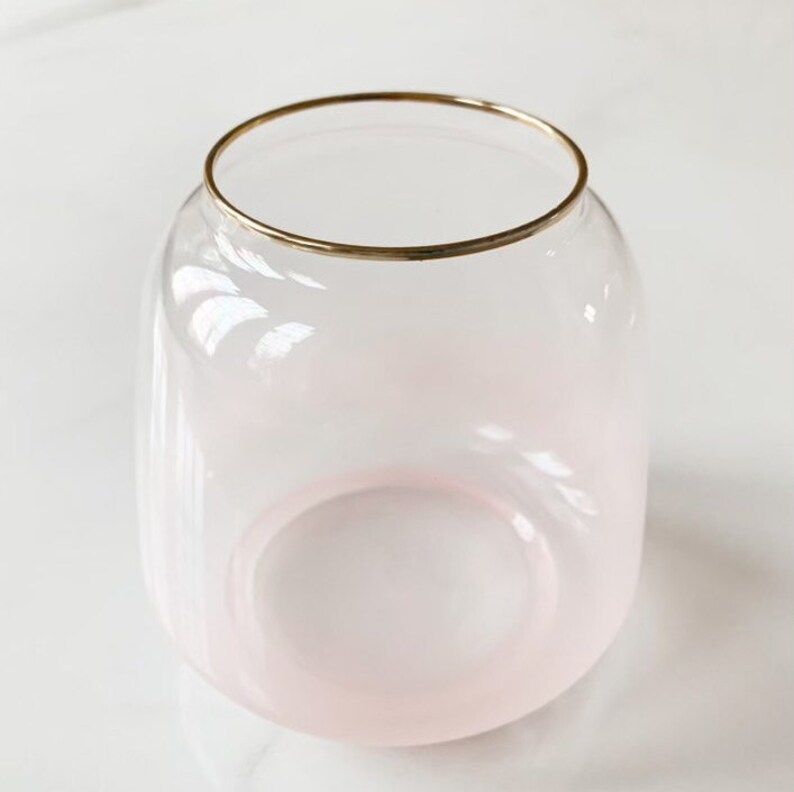 Pale Pink Ombré Vase | Etsy (US)