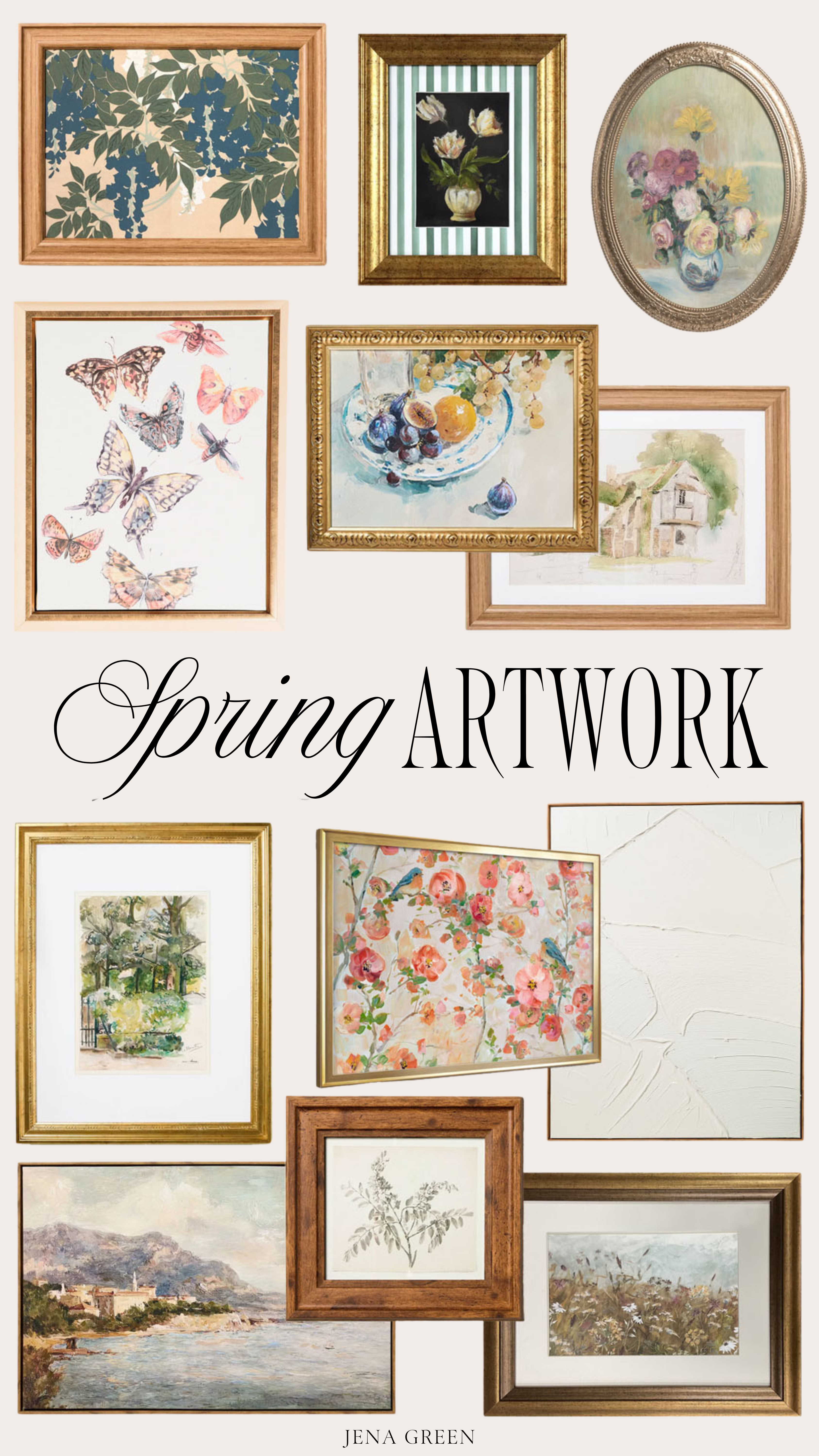 Spring Artwork | Spring Art | Book Shelf Decor | Spring Framed Artwork 

 

#LTKSeasonal #LTKHome