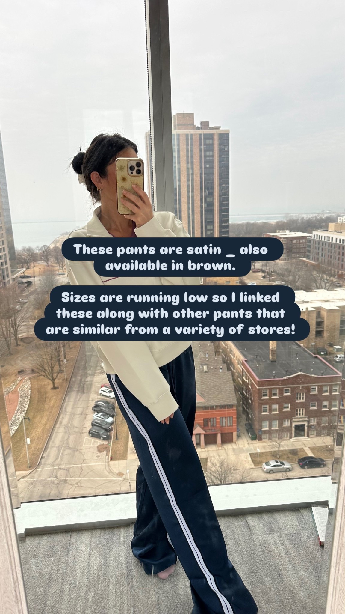 Satin track pants - track pants - spring pants - mid 30s style - mom outfit ideas 

#LTKPetite #LTKootd #LTKSeasonal