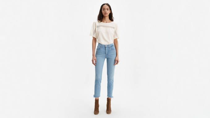 724 High Rise Straight Crop Women's Jeans | LEVI'S (US)