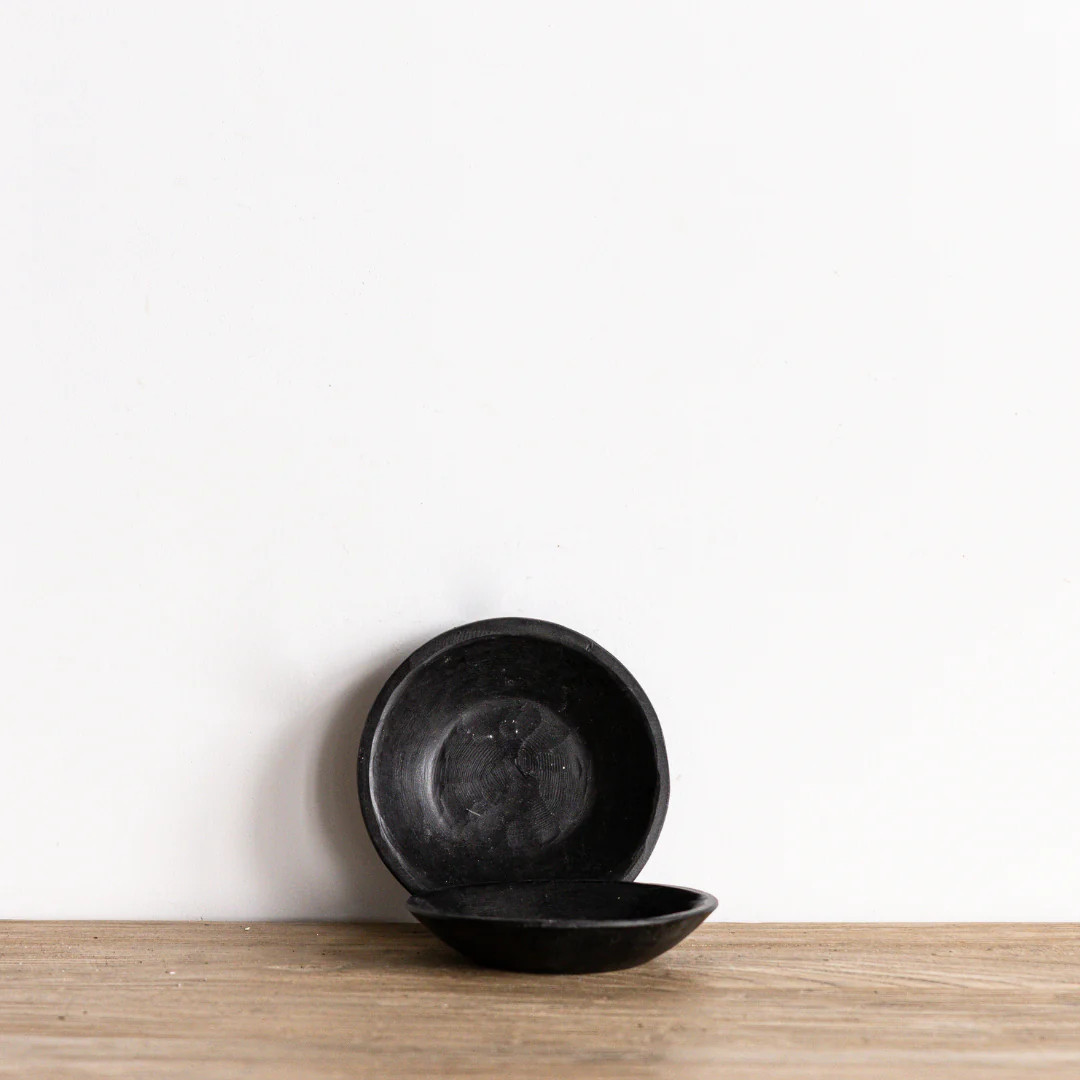 Vintage Petite Black Marble Bowl | By Luxe B Co | luxe bCO