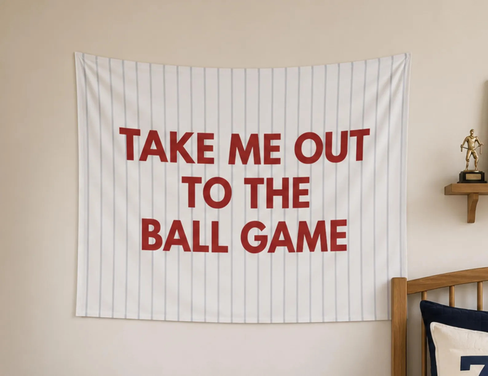 Baseball Bedroom Wall Art, Sport's Room Decor, Boys Room Banner | Etsy (Global)