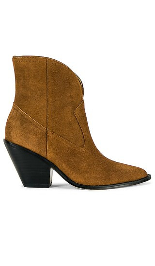 x REVOLVE Victor Bootie in Tan | Revolve Clothing (Global)