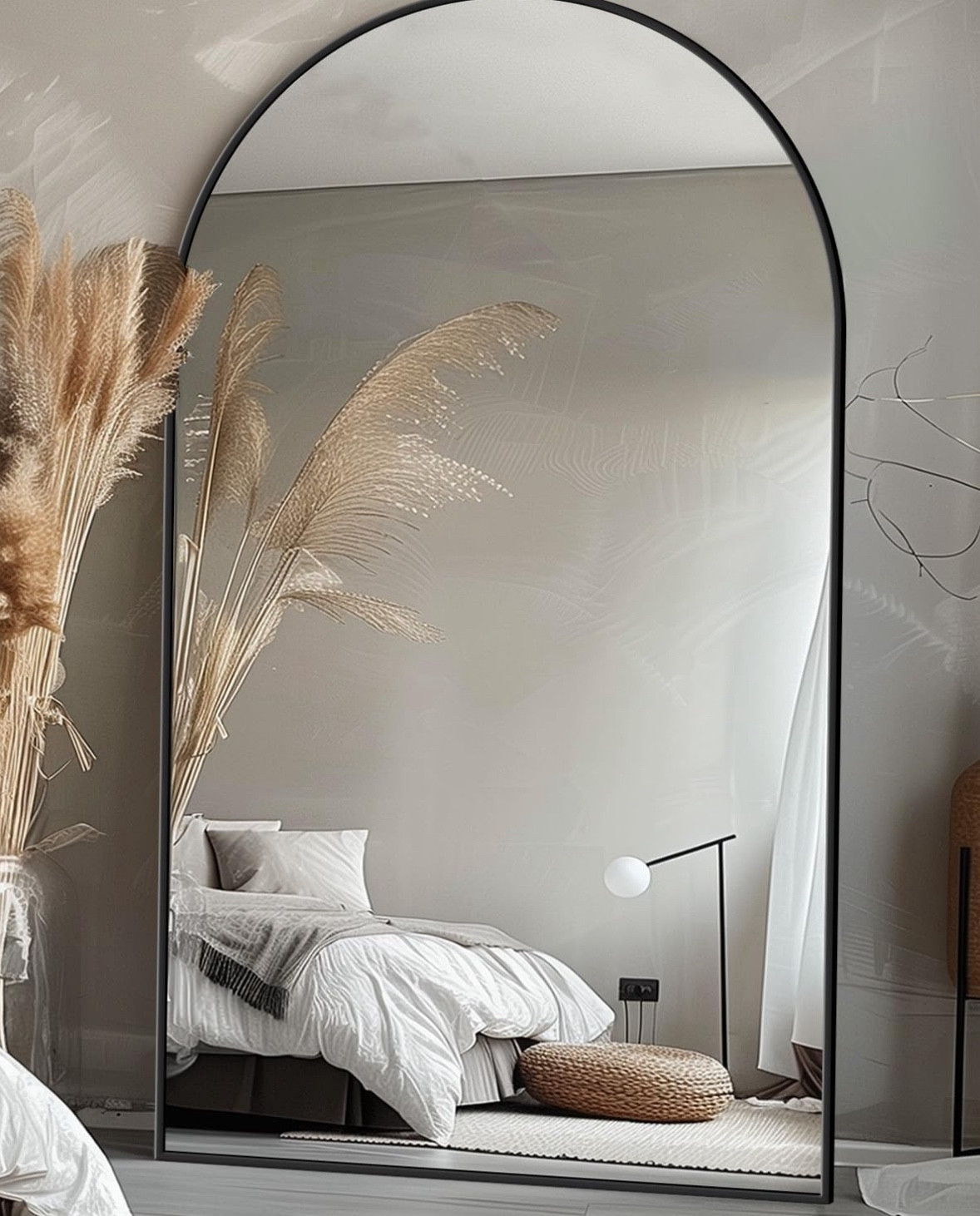 My favorite arched floor mirror available in difference sizes - great quality. 

#LTKHome