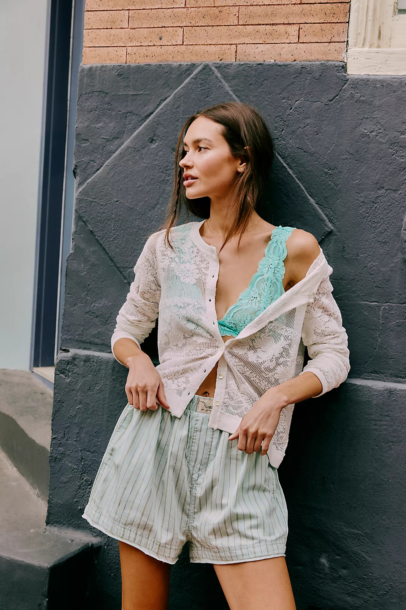 We The Free Day To Day Striped Boxers | Free People (Global - UK&FR Excluded)