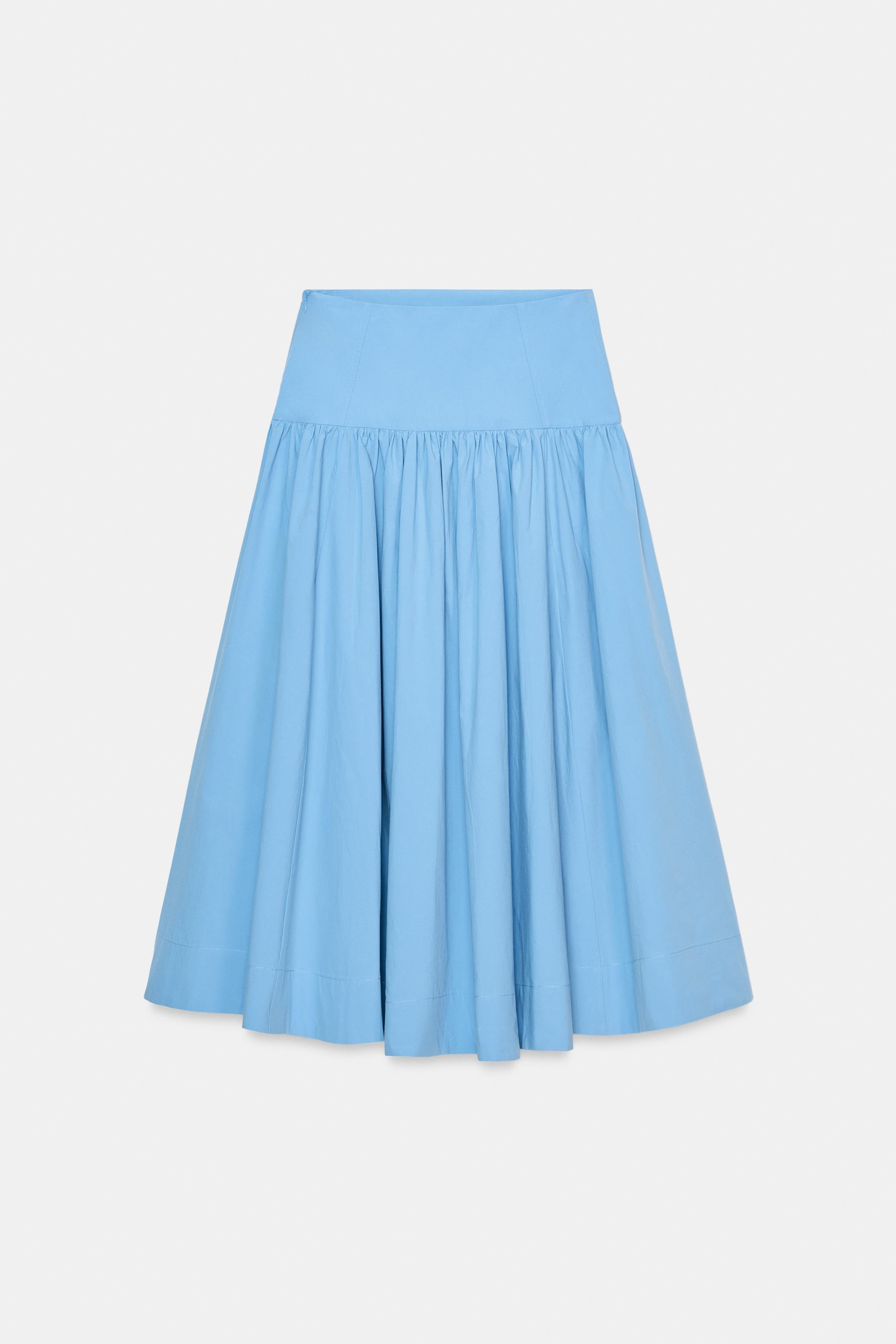 VOLUMINOUS MIDI SKIRT | Zara UK