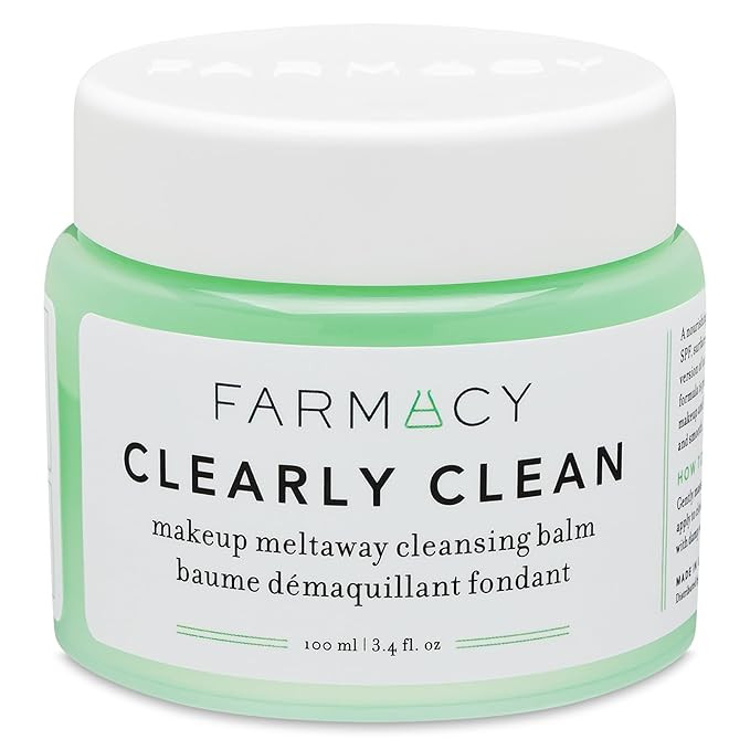 Farmacy Makeup Remover Cleansing Balm - Clearly Clean Fragrance-Free Makeup Melting Balm - Great ... | Amazon (US)