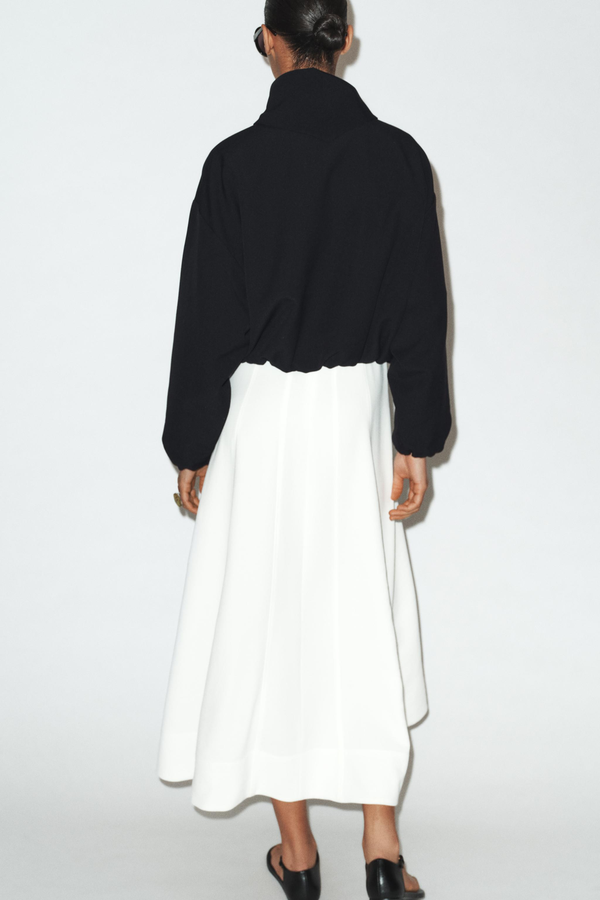 BOMBER JACKET WITH DETACHABLE SCARF | Zara UK