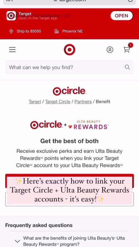 Ulta beauty at target must haves!! Link your Target Circle + Ulta Beauty Rewards accounts to receive some exclusive perks when shopping ultra beauty at Target!

#UltaBeauty #TargetPartner #ad
@UltaBeauty @Target @TargetStyle 

#LTKFindsUnder50 #LTKBeauty #LTKFindsUnder100