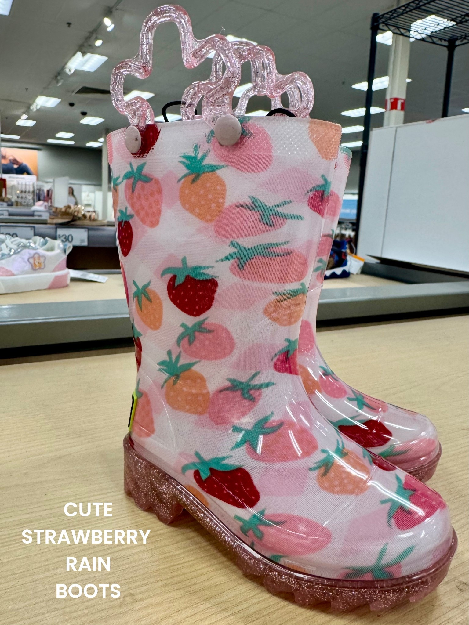 The strawberry rain boots from Target are the cutest!

#LTKKids #LTKmomlife