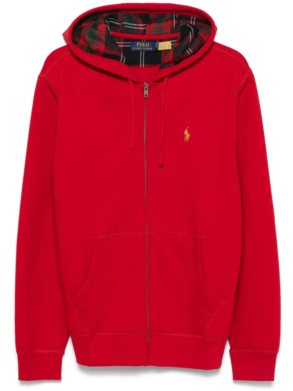 Polo Ralph Lauren fleece hooded sweatshirt - Red | Farfetch Global