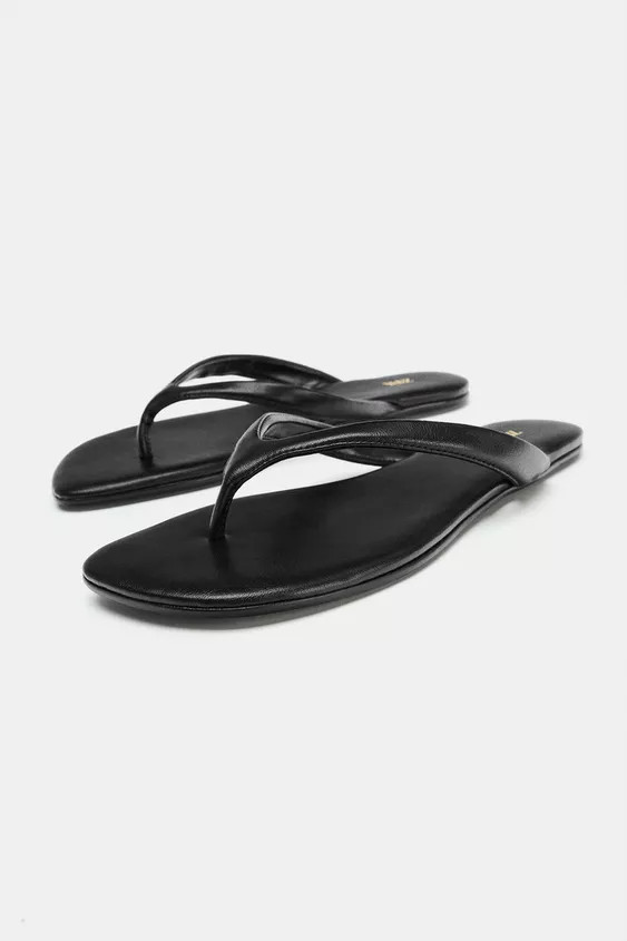 FLAT STRAP SANDALS | Zara UK
