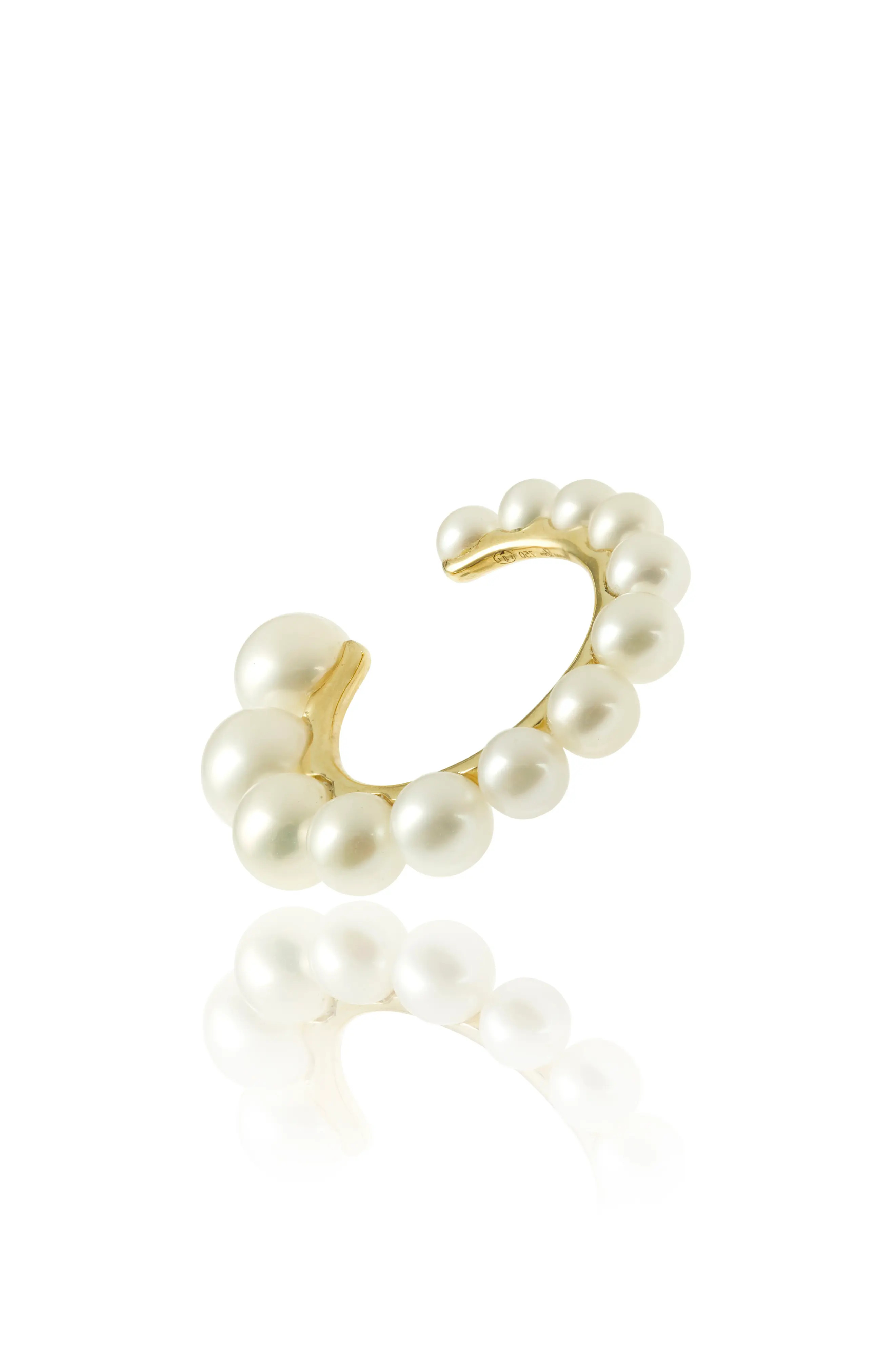 Yvonne Léon Freshwater Pearl Ear Cuff | Nordstrom