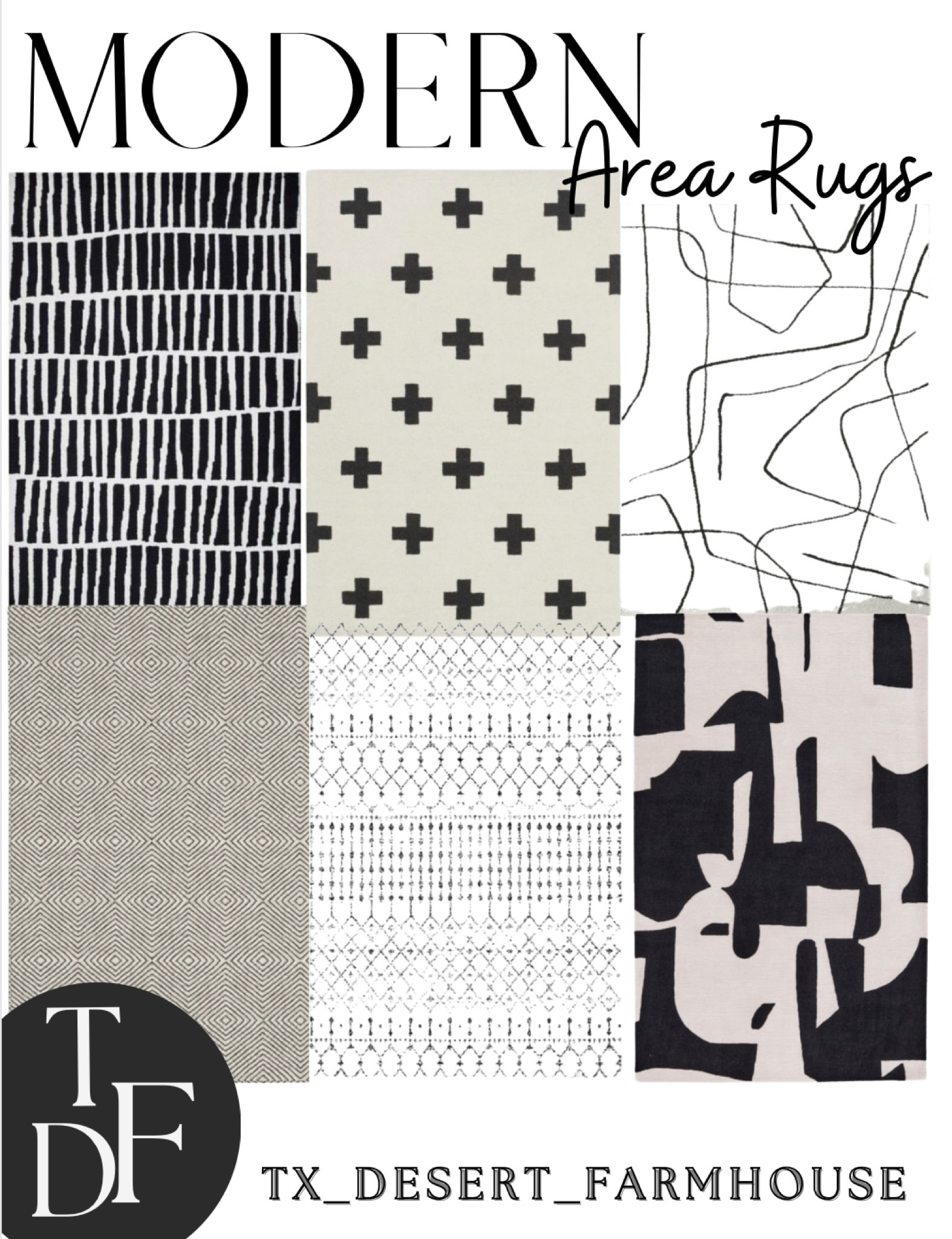 Modern Area Rugs

#modernrugs #modernrug #modernarearug #arearug #crossrug #abstractrug #abstractart #abstractdecor #geometricrug #linedrug #blackandwhiterug #blackandwhitedecor #blackandwhite #interiordesign #moderndesign #midcenturymodern #modernfarmhouse #moderndecor #interiordecor #home #house #style

#LTKCyberweek #LTKstyletip #LTKhome