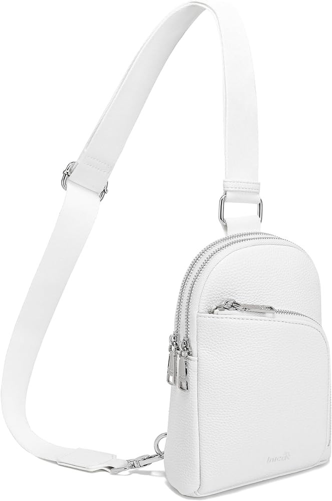 INICAT RFID Blocking Sling Bag Leather Crossbody Bags for Women Fanny Pack Cross Body for Woman C... | Amazon (US)