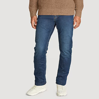 Men's Voyager Flex Fleece-Lined Straight Fit Jeans | Eddie Bauer - CA
