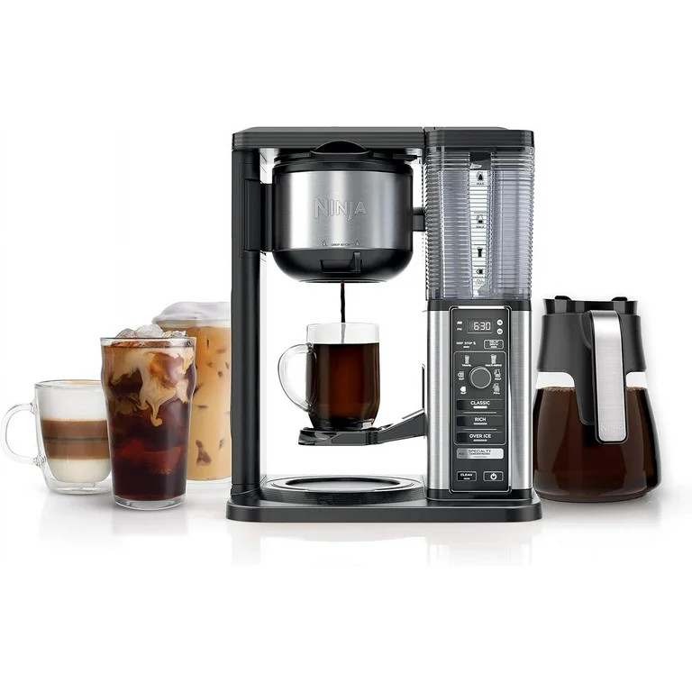Ninja Specialty Coffee Maker, Hot & Iced Coffee, 6 Brew Styles, 10-Cup Carafe, Fold-Away Frother,... | Walmart (US)