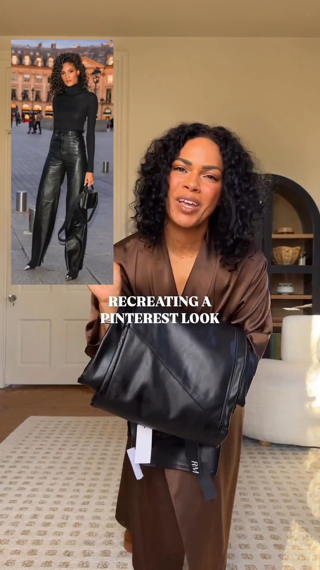 Recreated this sleek black look that I saw on Pinterest. Turtleneck here is spanx and my code is always ANNAGXSPANX for 15% off your first order!



#LTKOver40 #LTKSeasonal