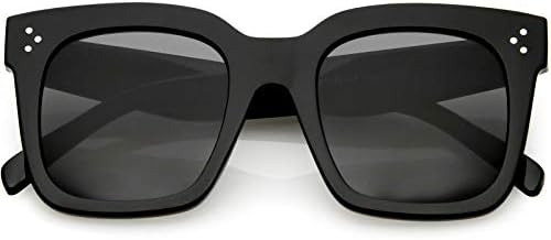 zeroUV - Oversized Fashion Retro Square Sunglasses for Women Vintage Style 50mm | Amazon (US)