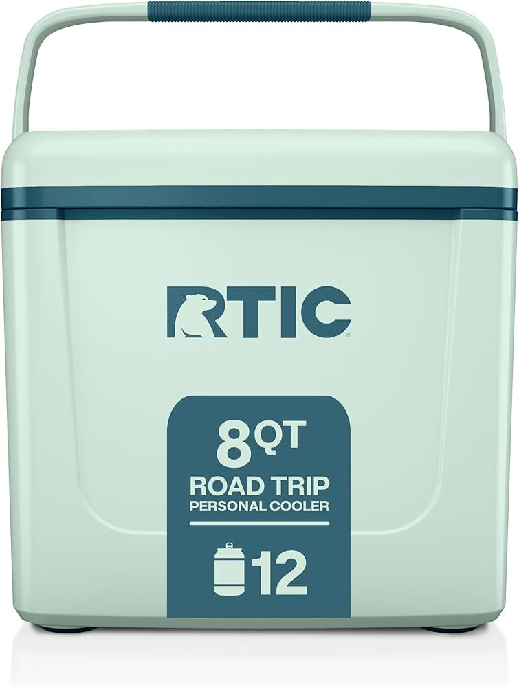 RTIC 8 QT Road Trip Personal Cooler, Small, Compact, Insulated, Portable Ice Chest Box for Food, ... | Amazon (US)