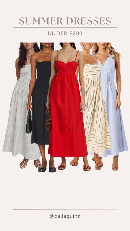 Summer dresses for any occasion under $200 

Summer style | casual outfits | dinner outfits 

#LTKStyleTip #LTKFestival #LTKSeasonal