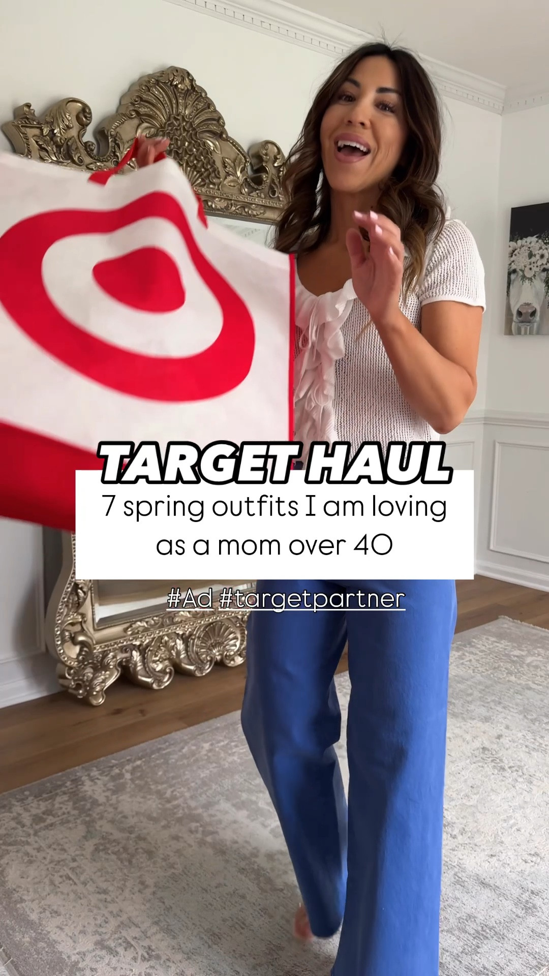 #ad This month's target haul is a solid mix of season favorites, top sellers and trending pieces! These @target spring outfits will easily transtion right into summer!  @targetstyle #Target 
#TargetPartner #Targetstyle #targetambassadorapparel 

Blue jean: 2
Cuff  jeans: 0
Boxer pants: xxs
Utility pants: xs
White tank: small
Button down: small
Cardi: xs
Blue shorts: xs
Floral shorts: xs(need small)
Crochet top: xs
Blue cardi: xs
Matching shorts: small
Graphic tank: small
Sandals: tts

#LTKSaleAlert #LTKFindsUnder50 #LTKOver40
