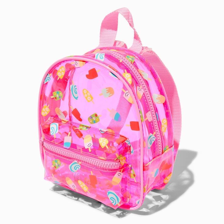 Claire's Club Transparent Popsicle Mini Backpack | Claire's (US)