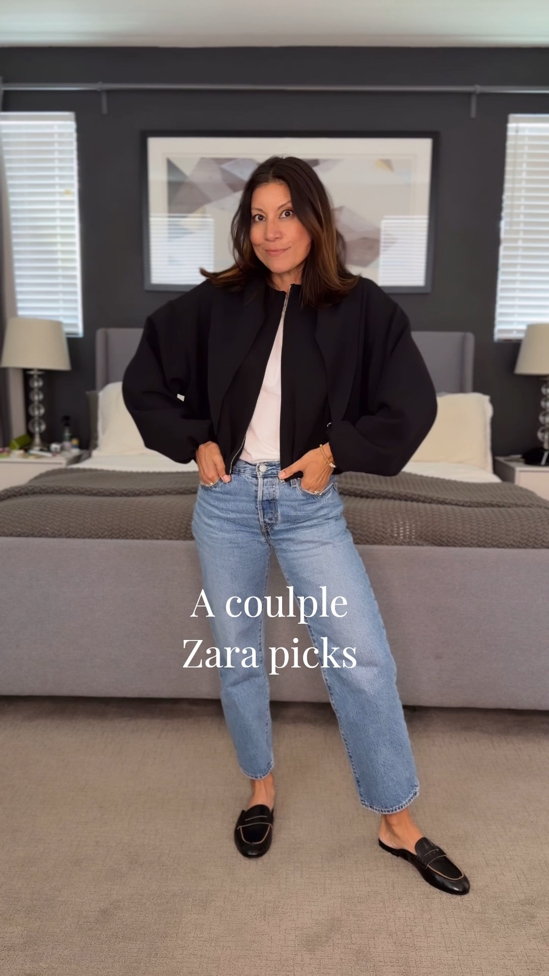 A quick run in and run out kind of shopping. 
@Zara 
Jacket wearing small 
Shoes tts 7 1/2 

Spring style 


#LTKOver40 #LTKSeasonal