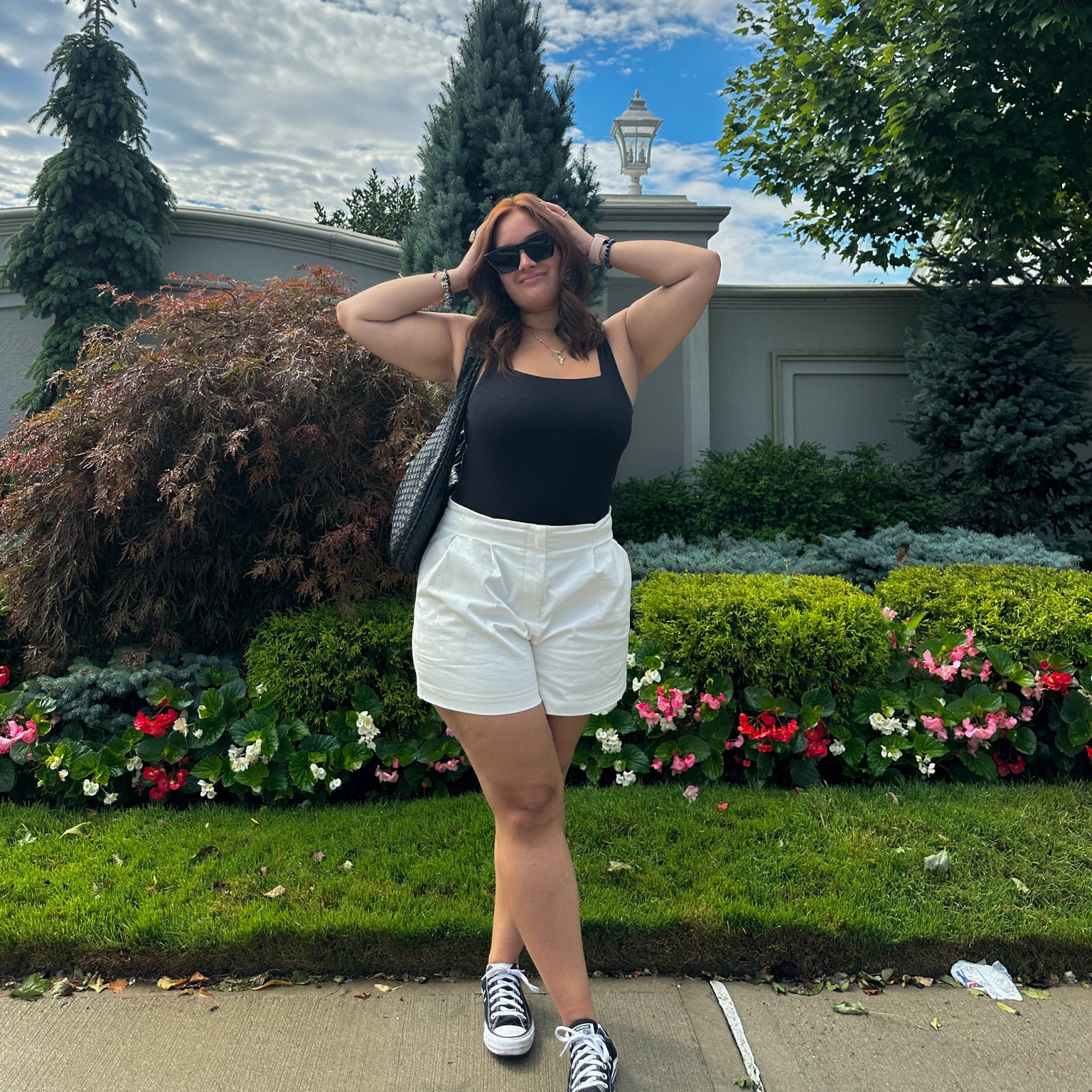 Summer fashion, summer style, summer outfits, summer outfit ideas, summer outfit Inspo, classic style, timeless style, summer wardrobe, summer ootd, casual style, casual look, casual outfits, black and white outfits, converse sneakers, classic converse, midsize style, midsize fashion, effortless style, everyday style, easy outfits, simple fits, capsule wardrobe. 

#LTKStyleTip #LTKBacktoSchool #LTKMidsize