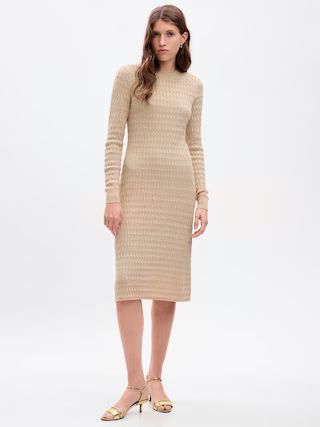 Textured Midi Sweater Dress | Gap (US)
