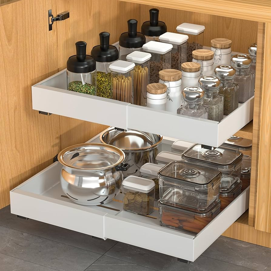 DEKAVA Pull Out Cabinet Organizer Expandable 1 pack, Adhesive with Nano Film, Pull Out Drawers fo... | Amazon (CA)