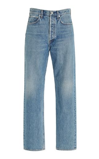90's Pinch-Waist Rigid High-Rise Organic Cotton Straight-Leg Jeans | Moda Operandi (Global)
