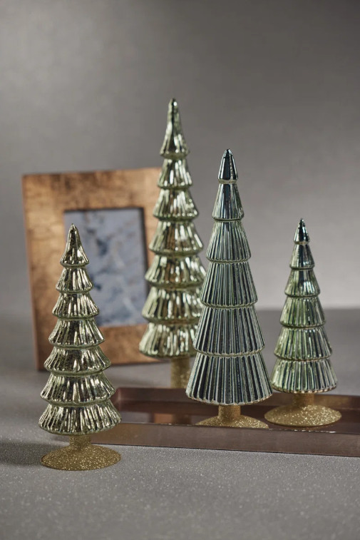Halette Christmas Tabletop Tree (Set of 2) 

 