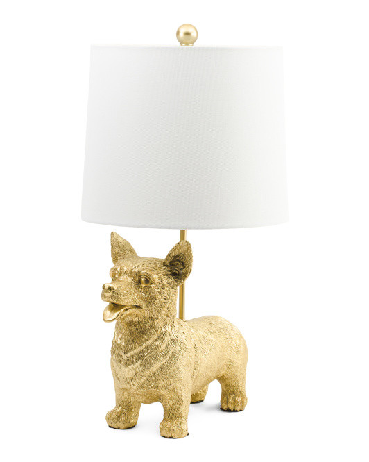 11.5x21 Corgi Dog Table Lamp | Bedroom | Marshalls | Marshalls