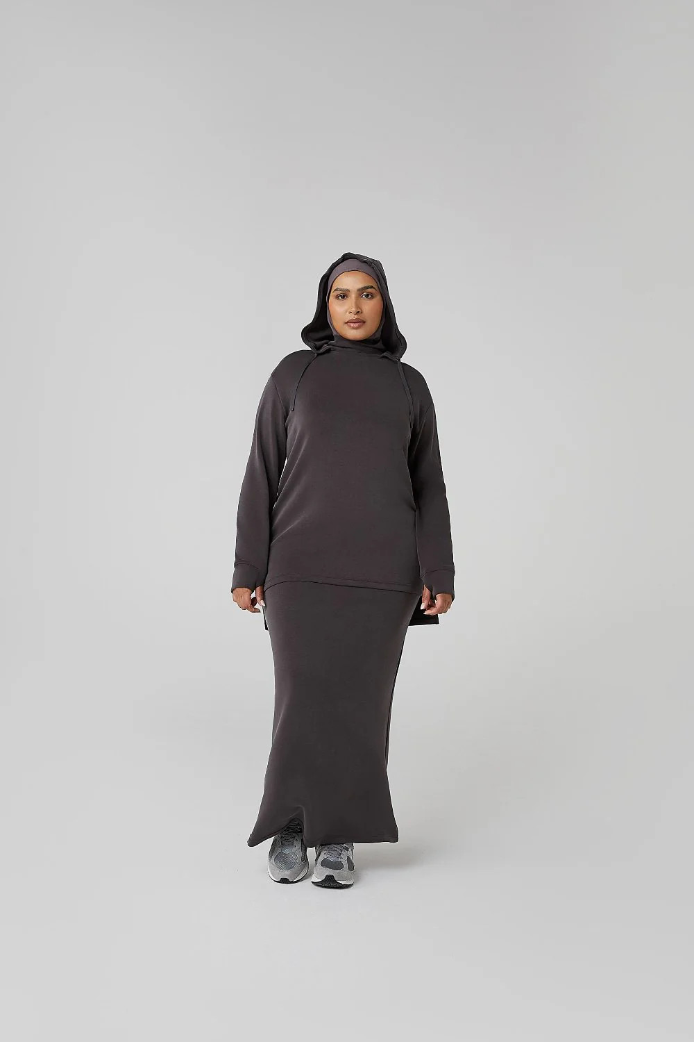 HIGH NECK HOODIE | LYRA Modest