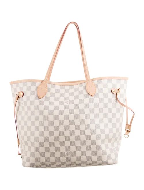 2019 Damier Azur Neverfull MM | The RealReal