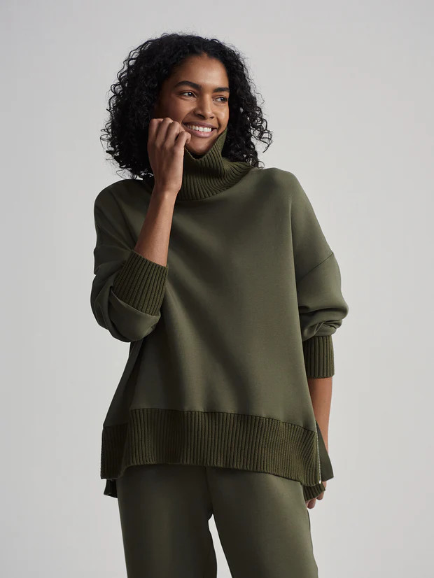 Barker High Neck Sweat | Varley US | Varley USA